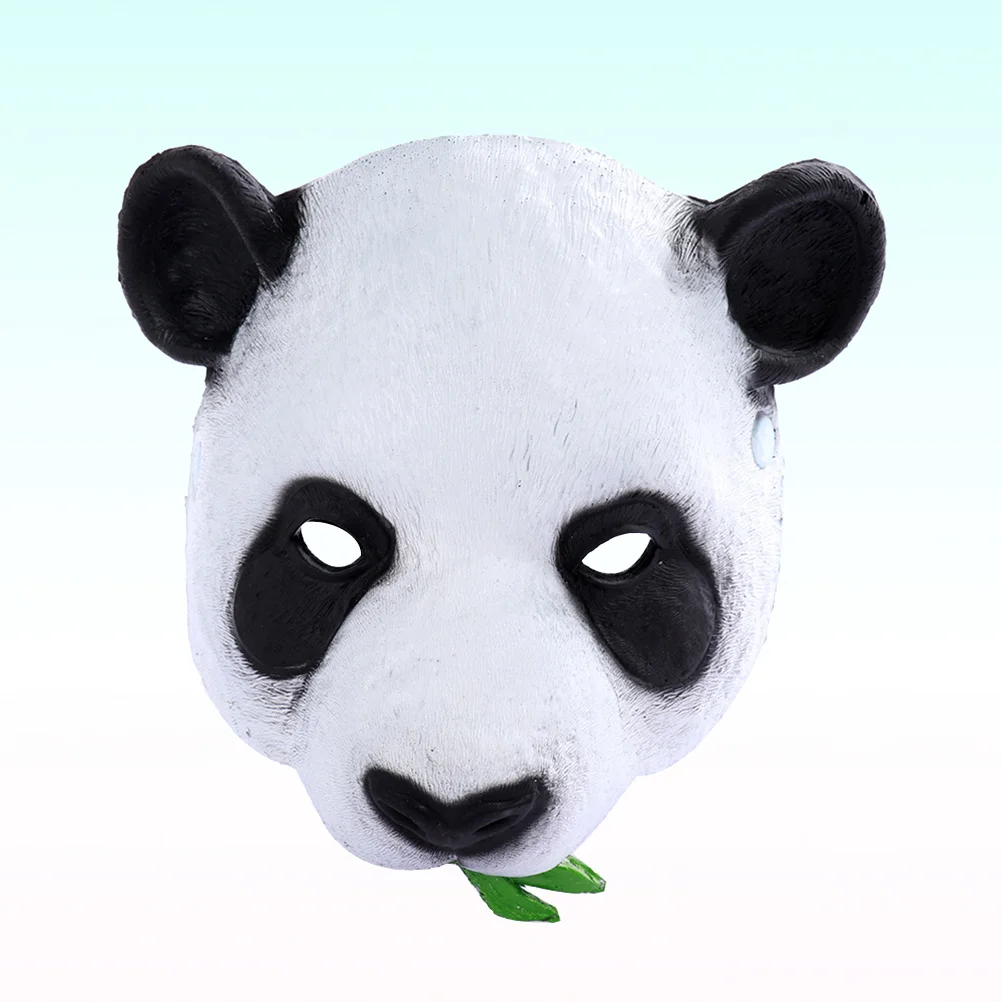 Halloween Funny Mask Big Panda Carnival Party PU Stage Performance Prop Face Pandas