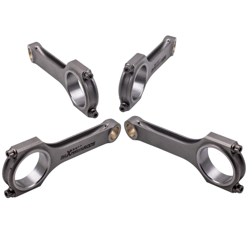 MaXpeedingrods H-Beam Connecting Rod For Opel Omega A 2.4i / Frontera A 2.4i ARP 2000 Bolts Forged Steel H Beam