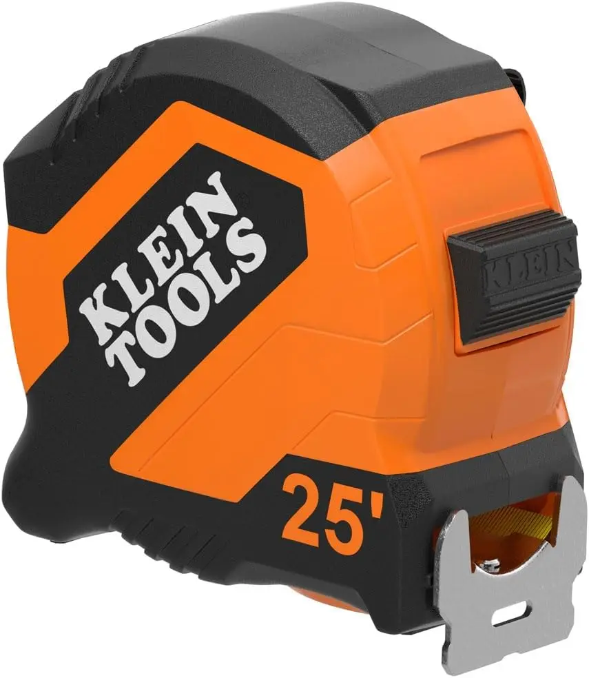 7,6-Meter-Kompaktmaßband mit Fingerbremse, Langlebiger Nylonklinge und Leicht Ablesbaren Kräftigen Linien für Präzise Messungen