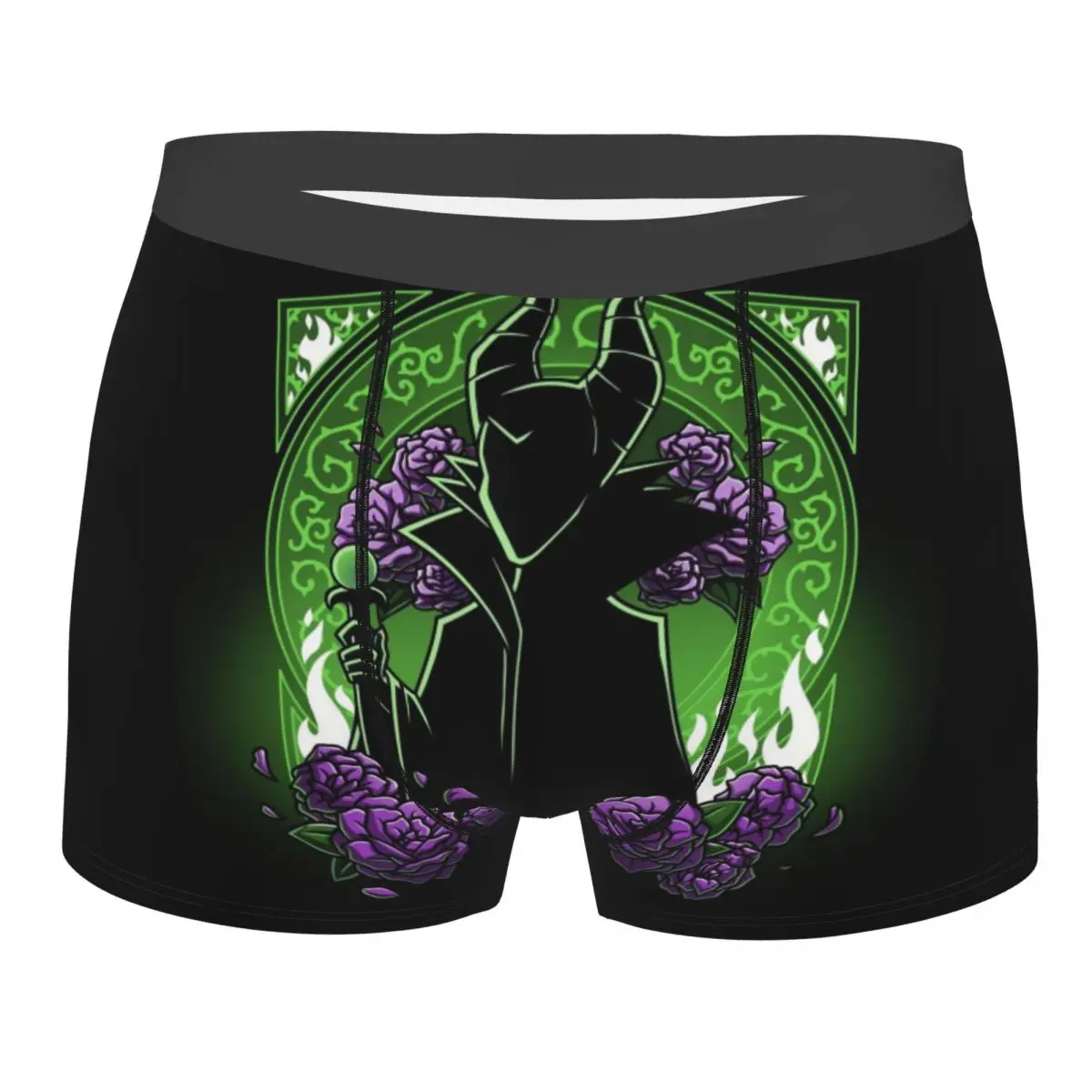 

Custom Maleficent Movie Underwear Men Stretch Boxer Briefs Shorts Panties Soft Underpants For Male