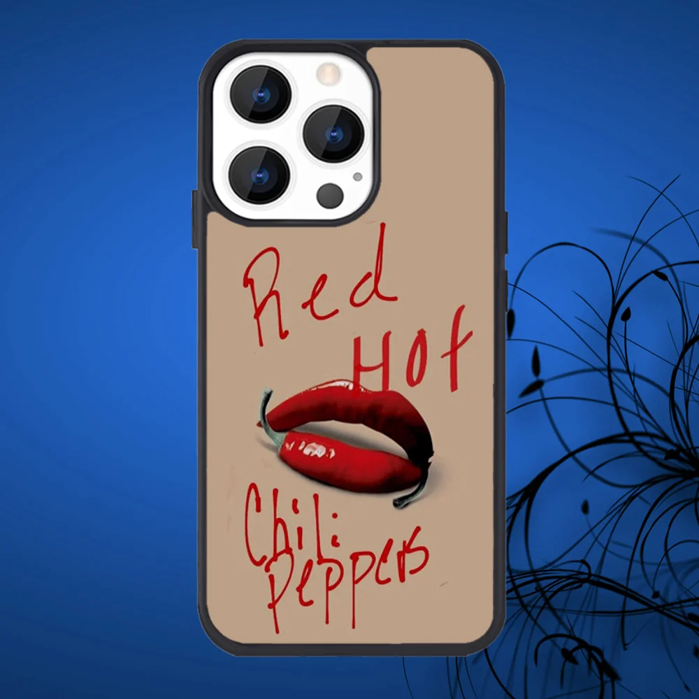 Red Hot C-Chili P-Peppers Phone Case For iPhone 15,14,13,12,11,Plus,Pro,Max Mini Magsafe Magnetic Wireless Charging