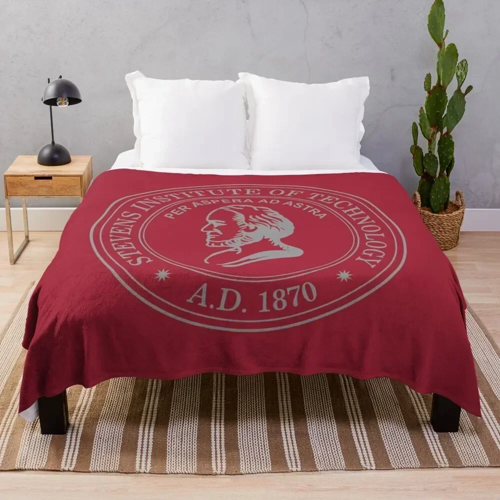 Stevens Institute of Technology Throw Blanket valentine gift ideas Decorative Beds decorative Sofa Throw Blankets