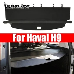 Car Rear Trunk Privacy Curtain Security Shield Cargo Cover Waterproof Interior Accessories For haval h9 2018 -2021 2022-2024