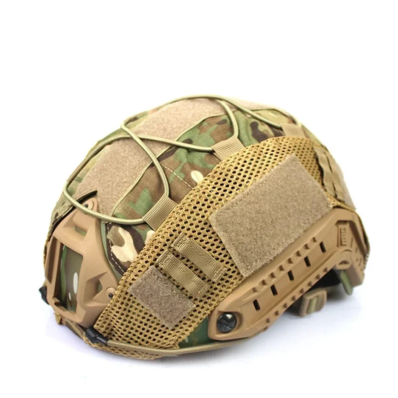 Penutup helm cepat, Aksesoris helm taktis Airsoft berburu CS perang untuk Ops-Core Fast PJ BJ MH