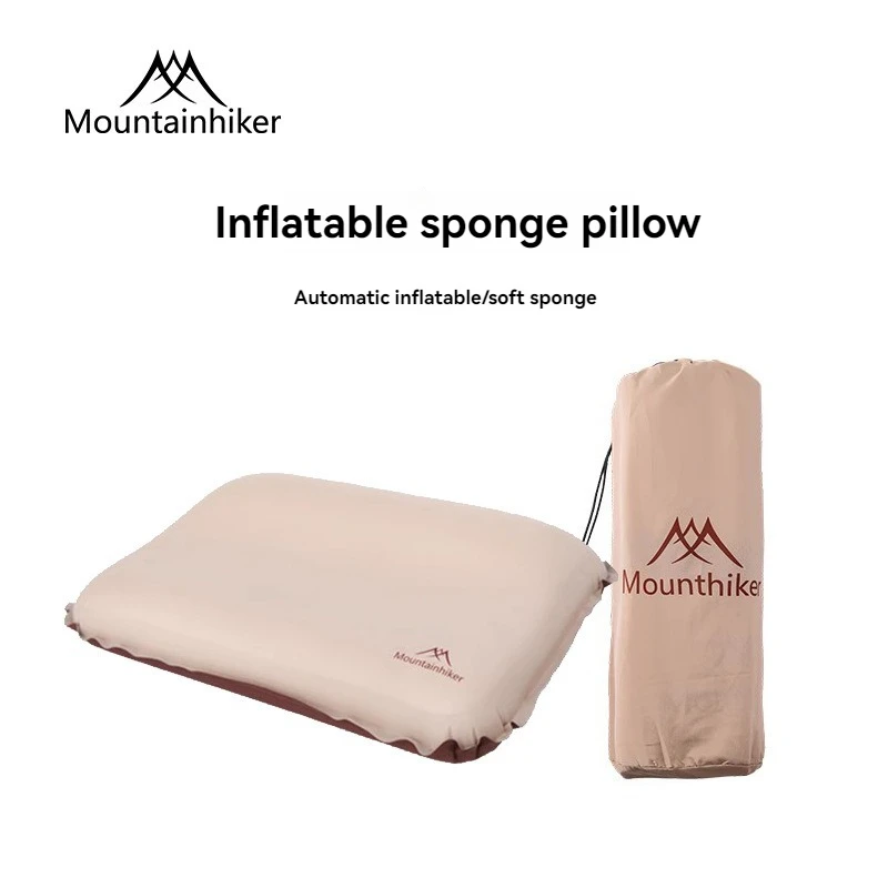 

SZK261 Автоматическая надувная губчатая подушка для кемпинга на открытом воздухе с U-образным дизайном, утолщенная и эластичная новая надувная подушка