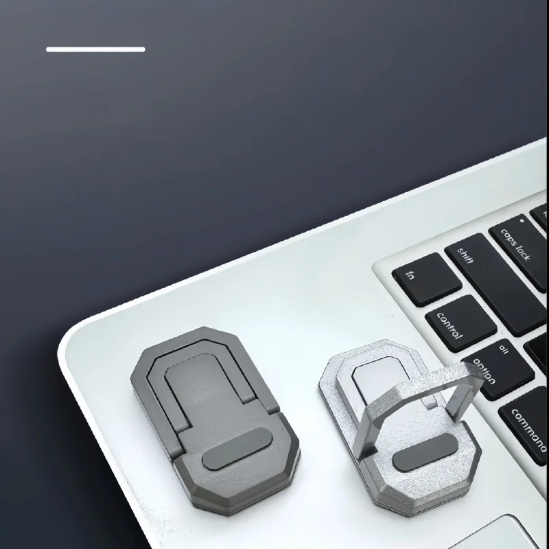 Tragbarer Mini Unsichtbarer 3D-Laptop-Ständer, Faltbare Legierungs-Kühlunterlage für Tastatur