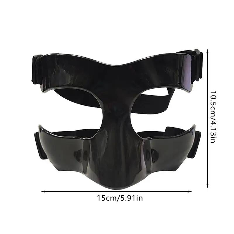 Basketball maske verstellbarer Gurt Sport helm Gesicht Nasen schutz Basketball Nasen schutz für Sport Nasen schutz Schutz