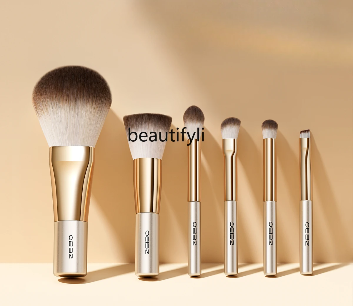 Wool Makeup Brush Full Set Portable Small Travel Animal Hair Mini i Loose Powder Eyeshadow Blush Brush