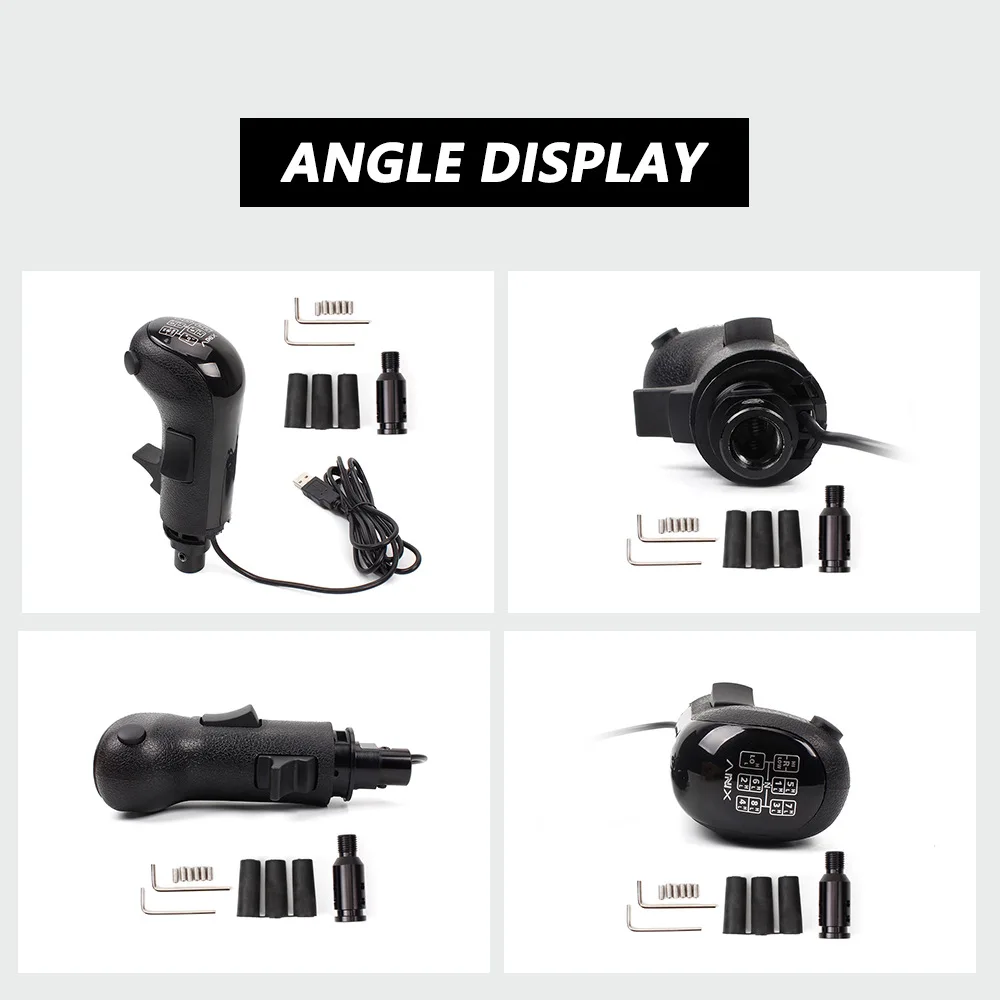 الكمبيوتر USB عالية منخفضة والعتاد محاكي شيفتر المقبض ل لوجيتك G923 G29 G27 G25 TH8A USB مقبض ناقل الحركة ل ATS ETS2 #3