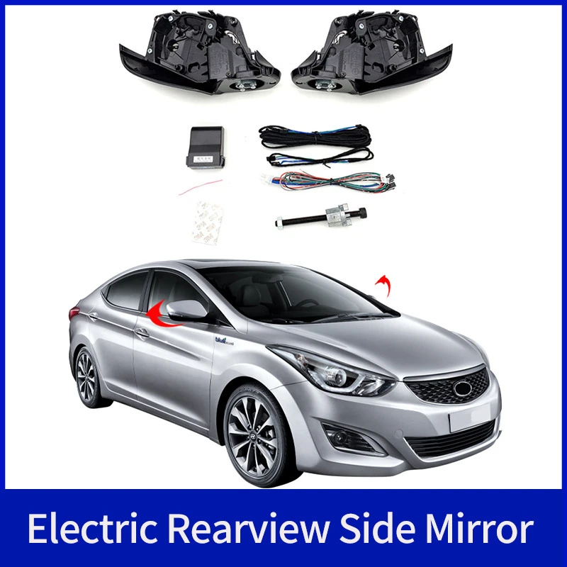For modern avante Auto Intelligent Automatic Car Electric Rearview Side Mirror Folding System Kit Module