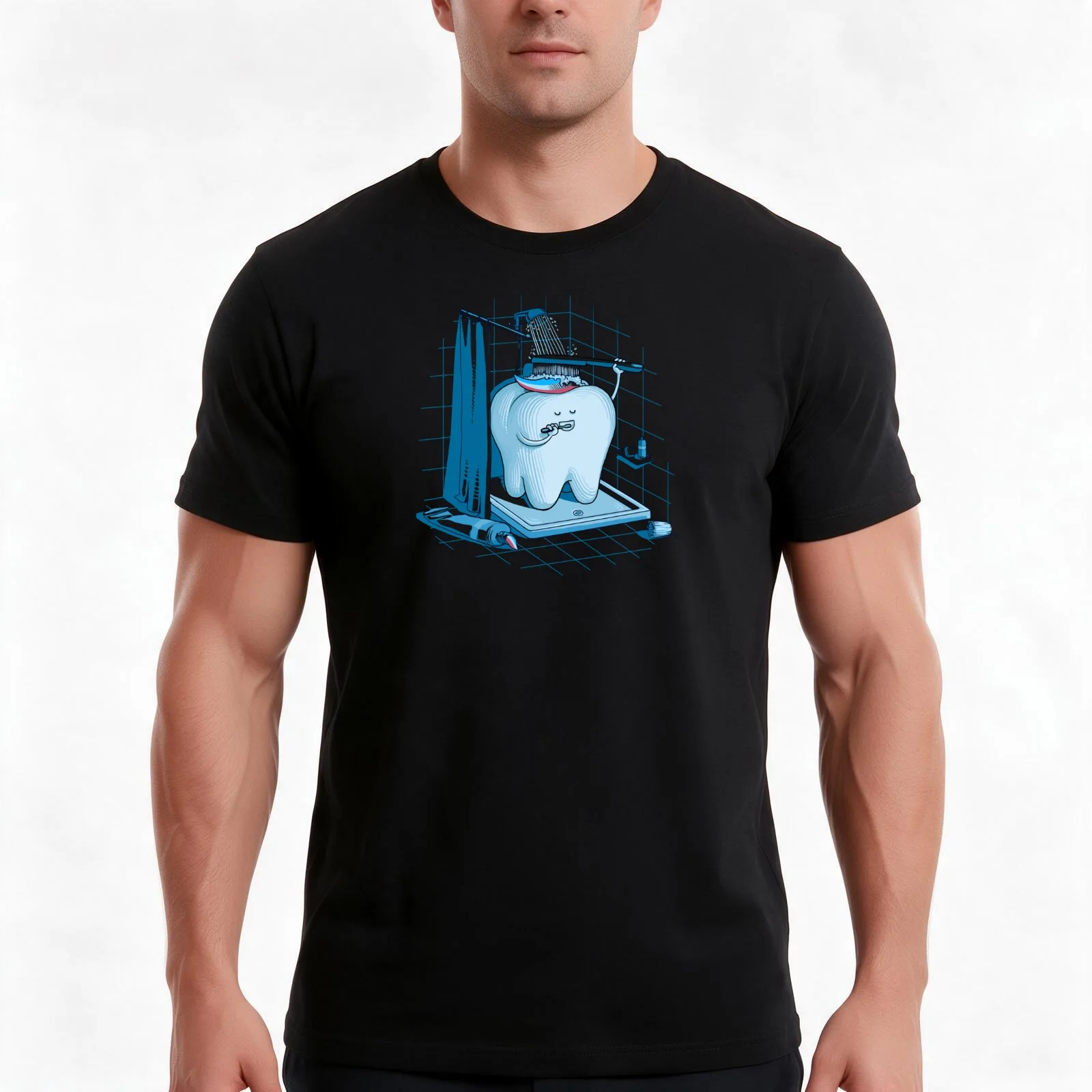 Dental Hygiene T-Shirt Summer Casual Cotton Tee Oversized Streetwear Tops Vintage Graphic Print Loose Fit Short Sleeve
