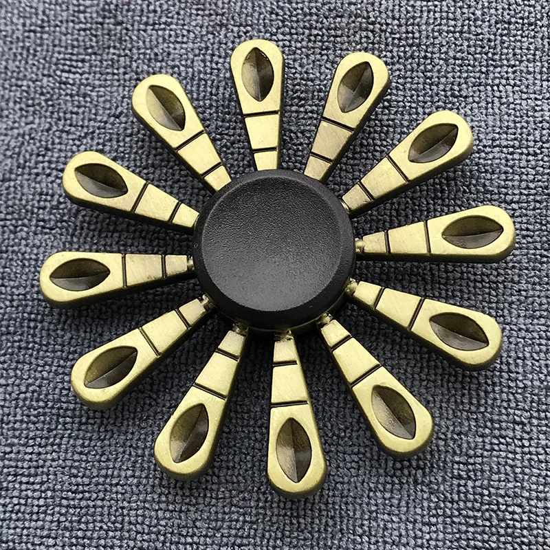 New Bronze Metal Alloy Fidget Spinner R188 Mute Bearing Hand Spinner Fingertip Gyro Stress Relief Toys For Adult Gifts