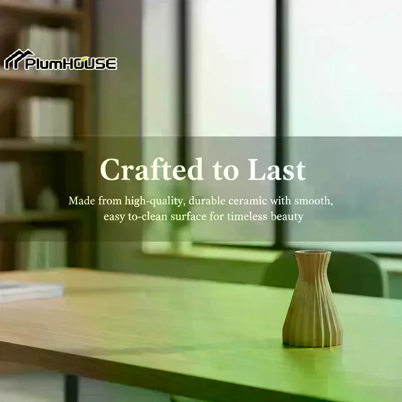 Creative Origami Vase European Pleated Vase Plastic Waist Folding Flower Vase Folding Paper Style Dry Flower Bottle Modern