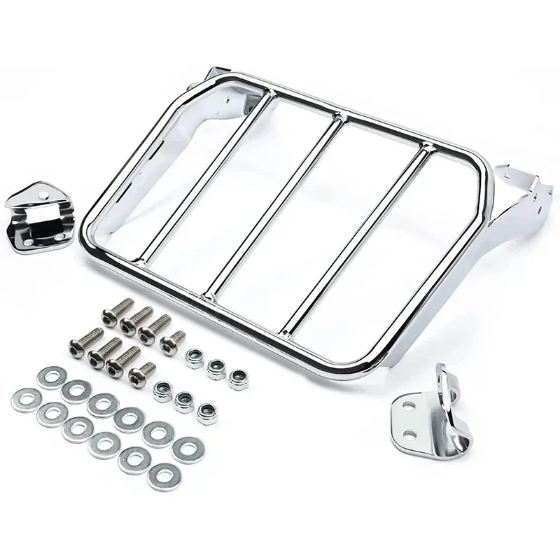 Motorcycle Accessories Black Sissy Bar Luggage Rack for Harley Davidson Softail FLSB FXFB FXFBS FXLR FXLRS 2018-2023