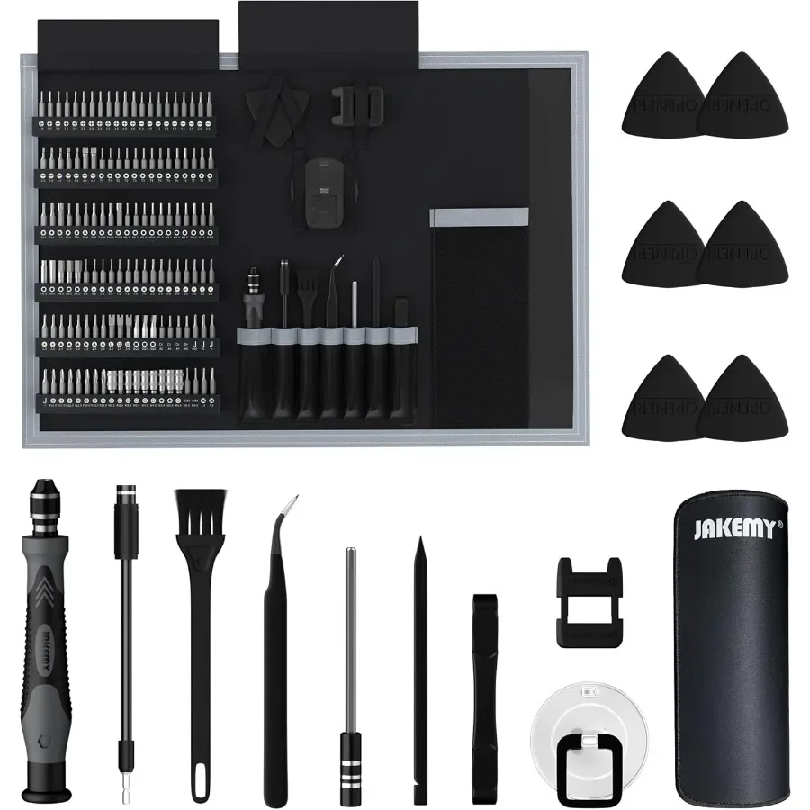 

142in1 Precision Screwdriver Set with Rubber Mat for Electronics Repair: Comprehensive Tool Kit with Multiple Screwdriver Bits