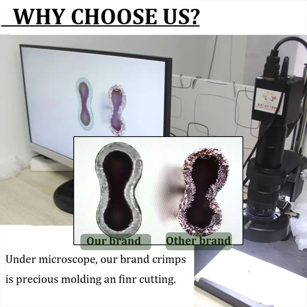 Tube de sertissage de fil de pêche à double naren carbone, accessoires de connecteur à sertir, 0.6mm, 0.7mm, 50 pièces