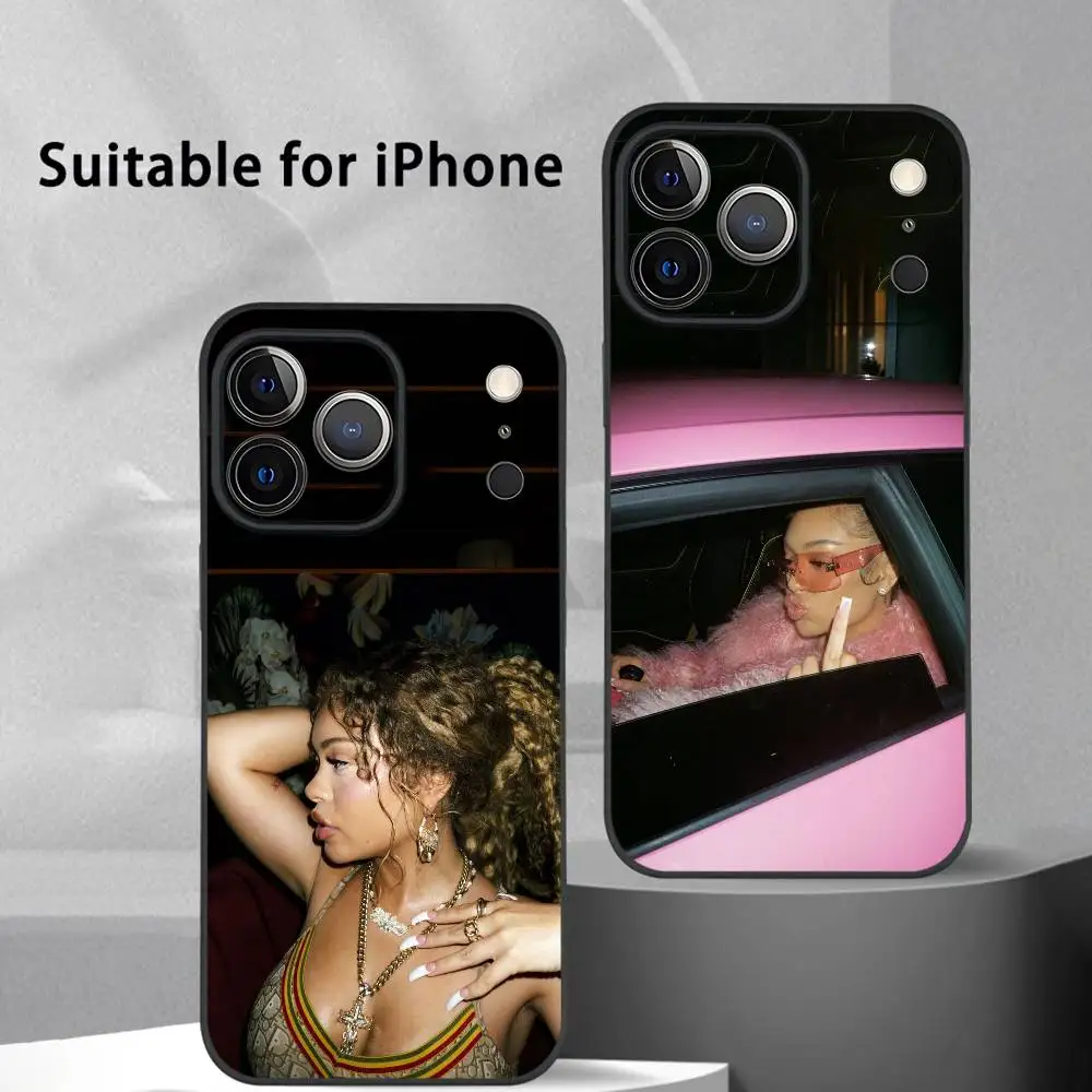 L-Lattos Singer حافظة هاتف عصرية لهاتف آيفون 17 16 15 14 13 12 11 Pro Max Plus Mini Black Frosted Soft Shell Funda