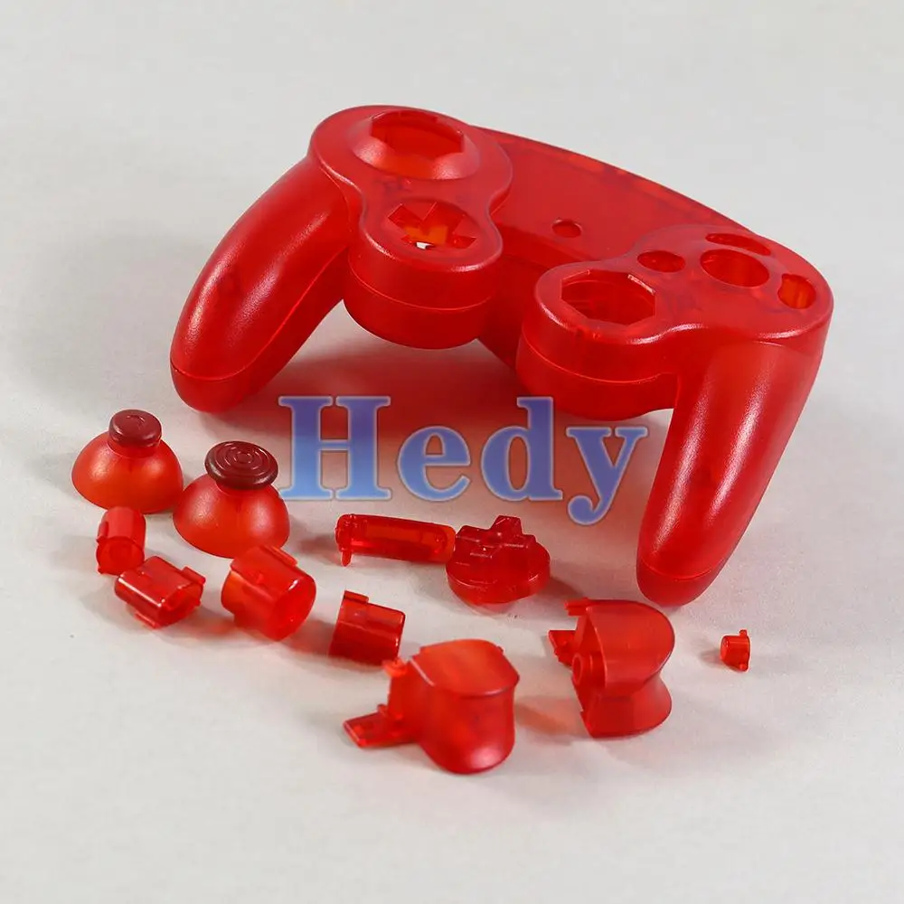 10 مجموعات لوحدة تحكم NGC استبدال الجبهة الخلفية شل الإسكان غطاء مع ABXY L R Z Dpad زر لمقبض Gamecube