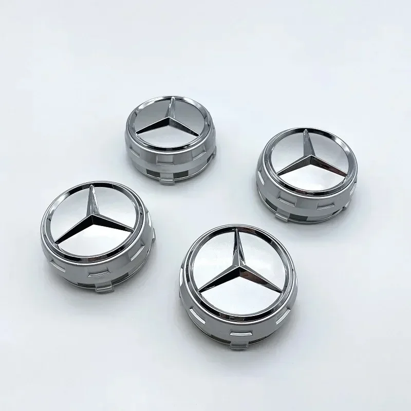 4PCS 75mm NEW Car Wheel Center Hub Caps Cover for Mercedes Benz B/C/E/S Class A Class C200L GLC GLK CLA W166 W163 W221