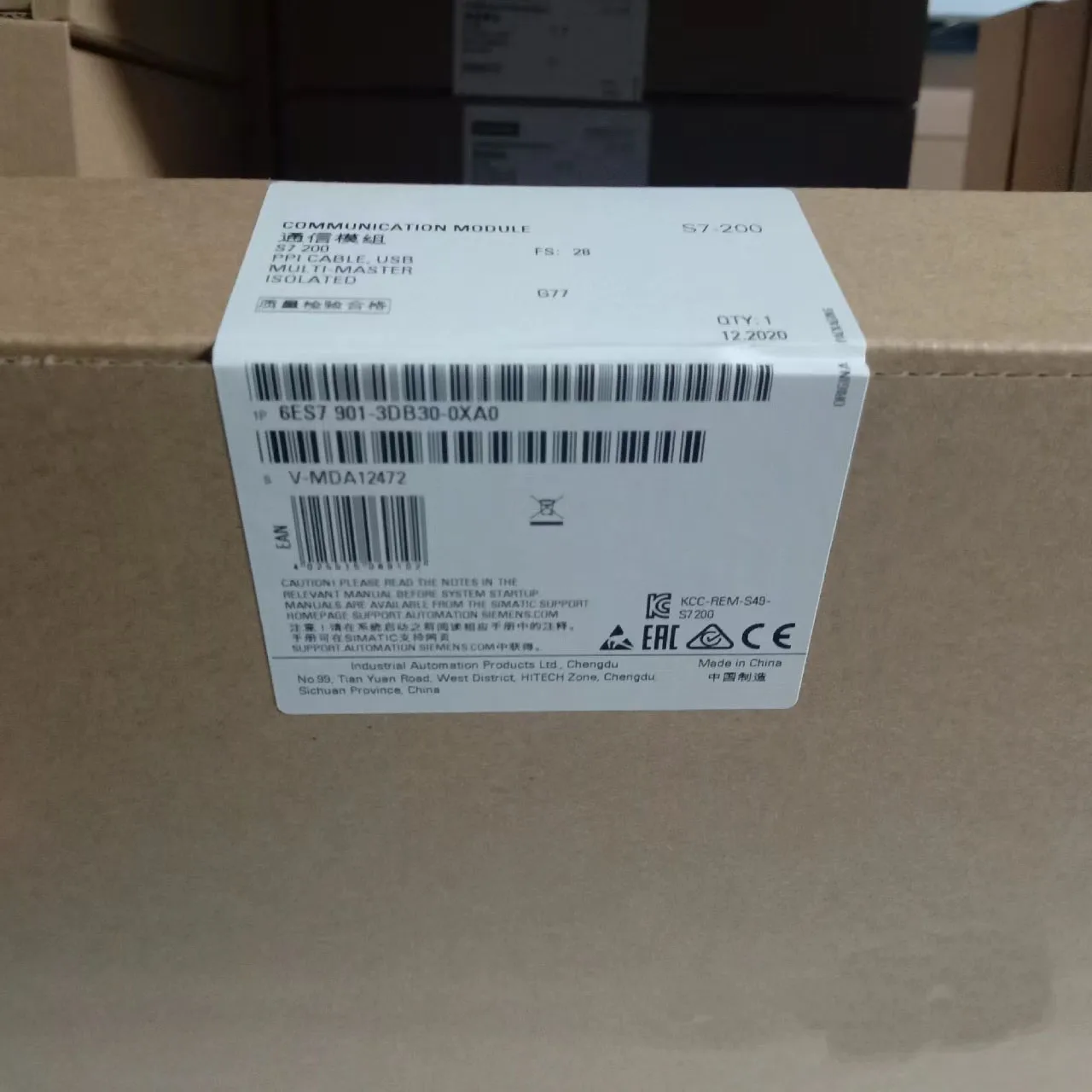 Programming cable 6ES7901-3DB30-0XA0 6ES7 901-3CB30-0XA0/OXAO