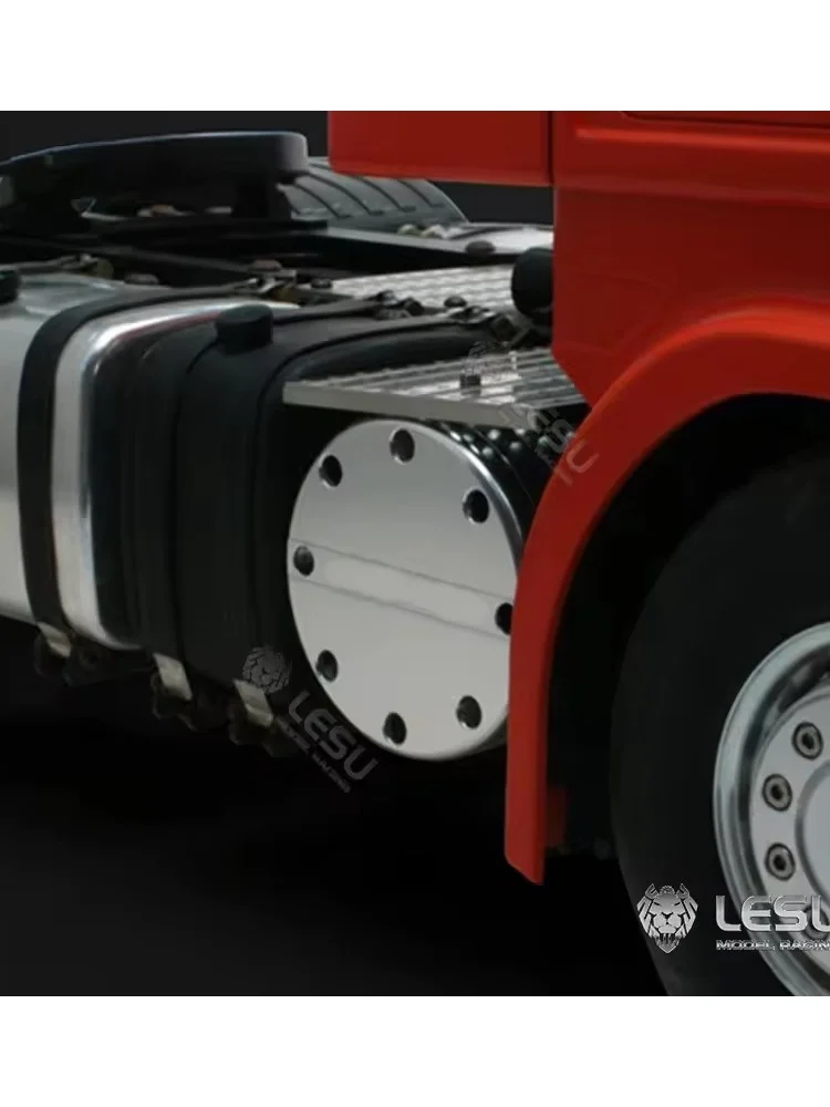 RC 1/14 Metall-Auspuffbox für Tamiya Hydraulikbagger, Lader, Muldenkipper, SCANIA, BENZ, VOLVO Anhänger, Kipper, DIY-Teile – Detail 5