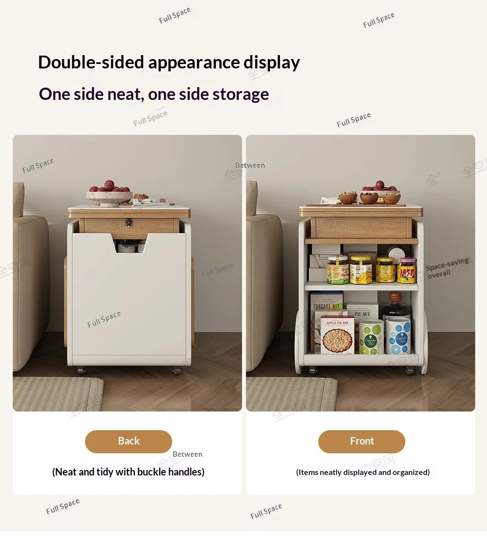 

Lift Fold Coffee Table Sintered Stone Multi Desk Glass Sensor Light Storage Mobile Living Room Furniture Scratch Resistant