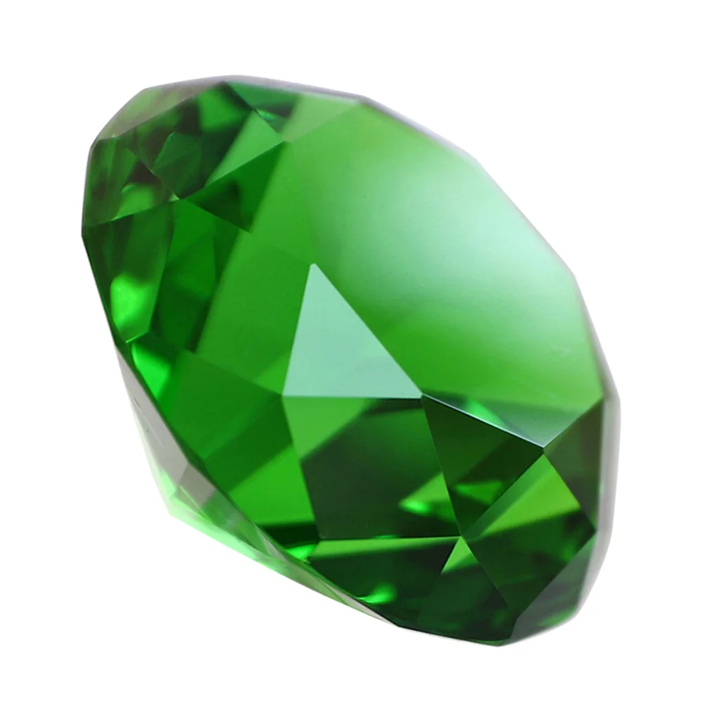 

2Pcs Transparent Artificial Crystal Diamond 60mm Elegant Wedding Home Bridal Shower Fake Diamond Decor Artificial Diamonds