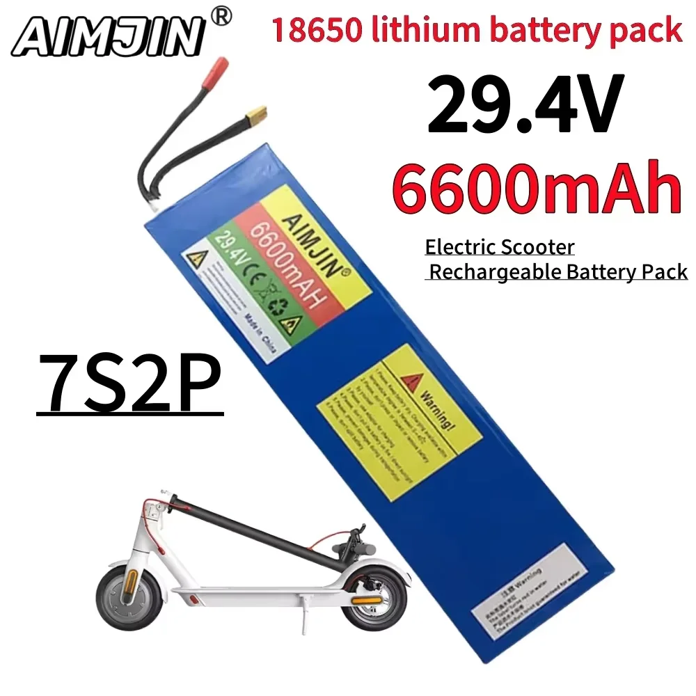 

7S2P 29.4V 6600mAh 24v Electric Scooter Battery Lithium Electric Scooter Electric Scooter Battery 18650 Battery