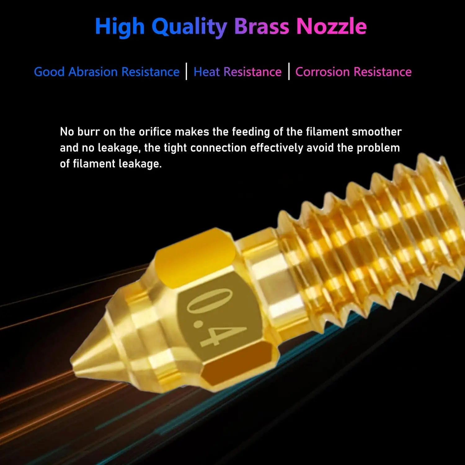 Creality Ender 3 V3 SE Nozzle Kit, High-Temperature Resistance Extruder Nozzles with Silicone Cover for Ender 5 S1/Ender 7