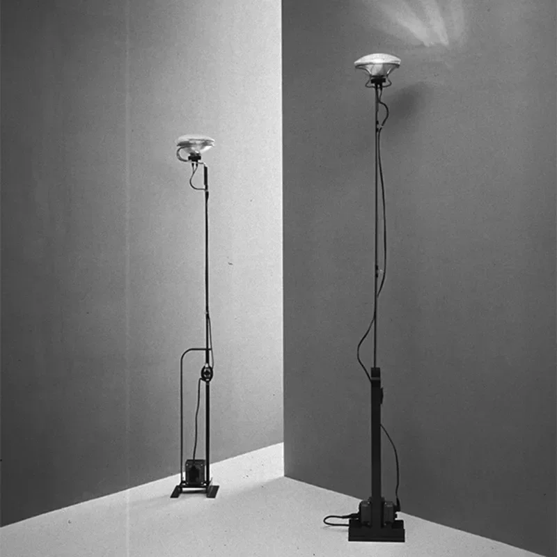 

floor lamp modern Black iron Long Pole Led floor light for Bedroom Living Room office Sofa Designer Light