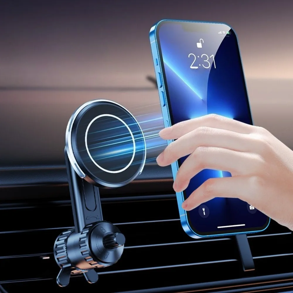 Ultra Magnetic Car Phone Holder for MagSafe Car Mount Air Vent Phone Holder Car Hands Free Cell 360° Adjustable Phone Holder