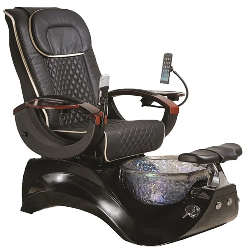 Luxury Nail Salon Foot Spa Chair With Back Massage Pedicure Chair for Beauty Spa Treatment