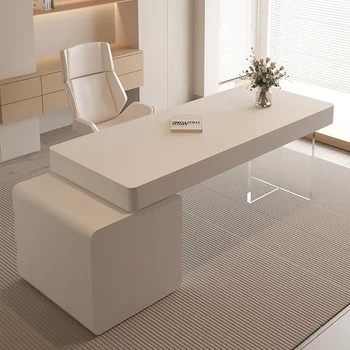 Escritorio de oficina blanco de estudio Simple, vestidores de esquina para dormitorio, cajones de Escritorio de oficina exquisitos individuales, muebles de Travail Meuble