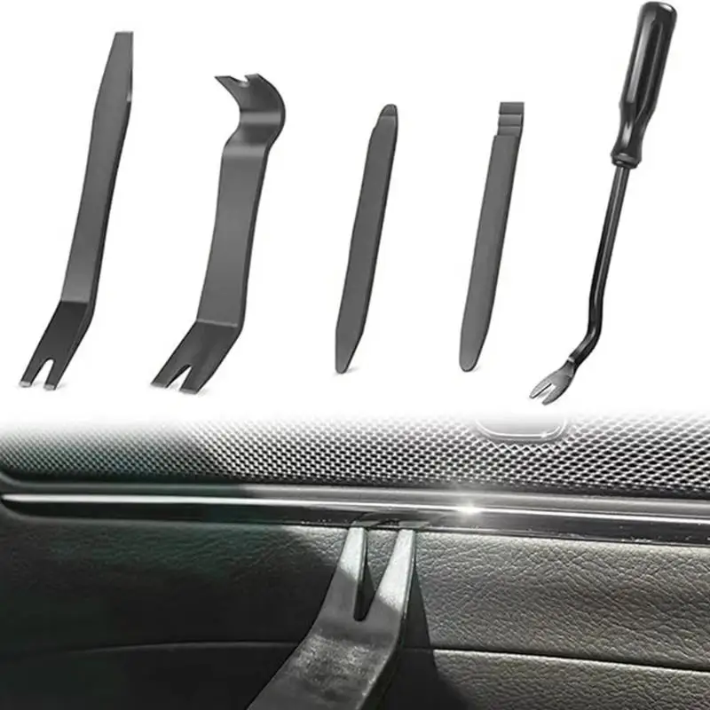 4/5-teiliges Werkzeugset zum Entfernen von Autoverkleidungen, kratzfest, verschiedene Größen, für die Installation von Auto-Audioanlagen und die Reparatur von Verkleidungen. – Detail 7