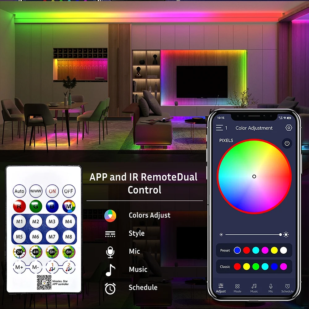 5 فولت RGB النيون قطاع ضوء 1 متر 2 متر 4 متر 5 متر USB مقاوم للماء شريط مرن الشريط أضواء النيون مع بلوتوث التحكم عن بعد للديكور المنزل