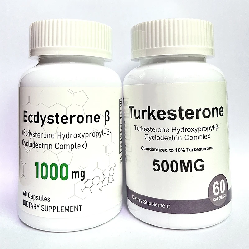 Ecdysterone & Turkesterone Capsules, 2 Bottles, 120 Pills