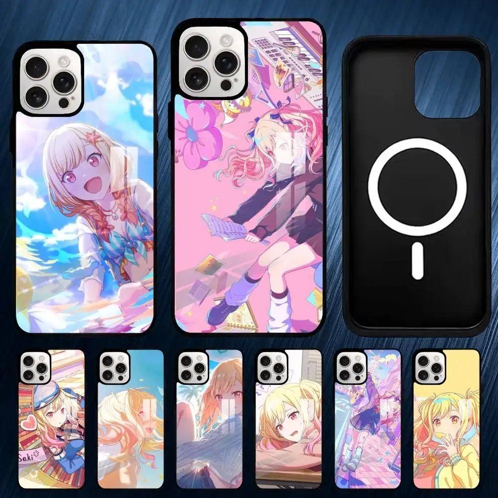 

S-Saki Tenma Phone Case For iPhone17,16,15,14,13,12,11,Plus,Pro,Max For Magsafe Wireless Charging cover