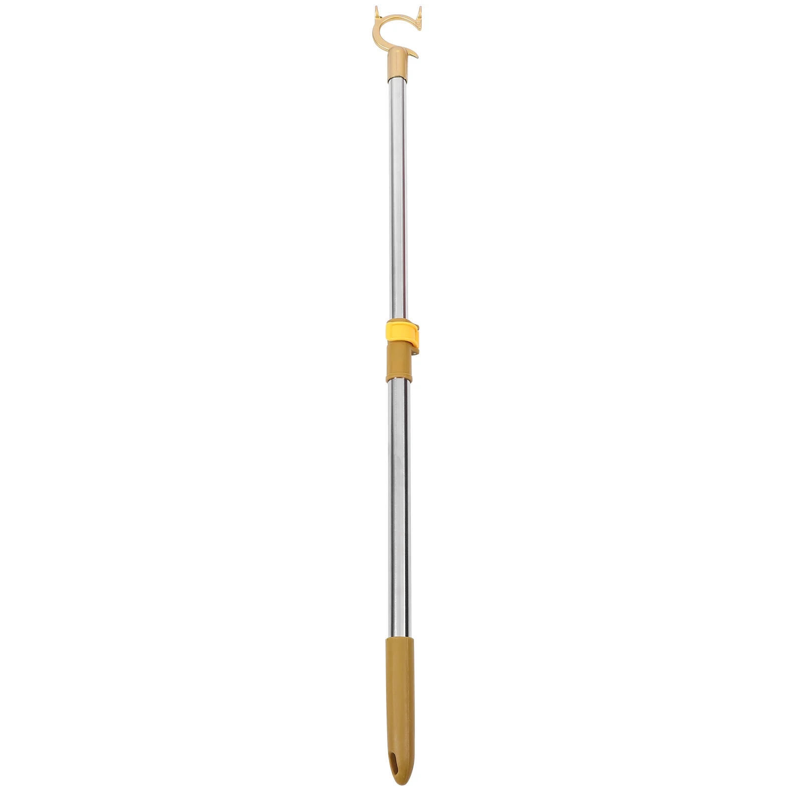 

Stainless Steel Retractable Clothesline Pole Closet Rod for Hanging Strong Bearing Capacity Easy Use Household Item