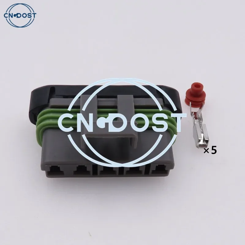 1 Set 5 Way Waterproof Car Connector Electric Blower Fan Harness Socket AC Assembly 12084891 1218-6400 12186400
