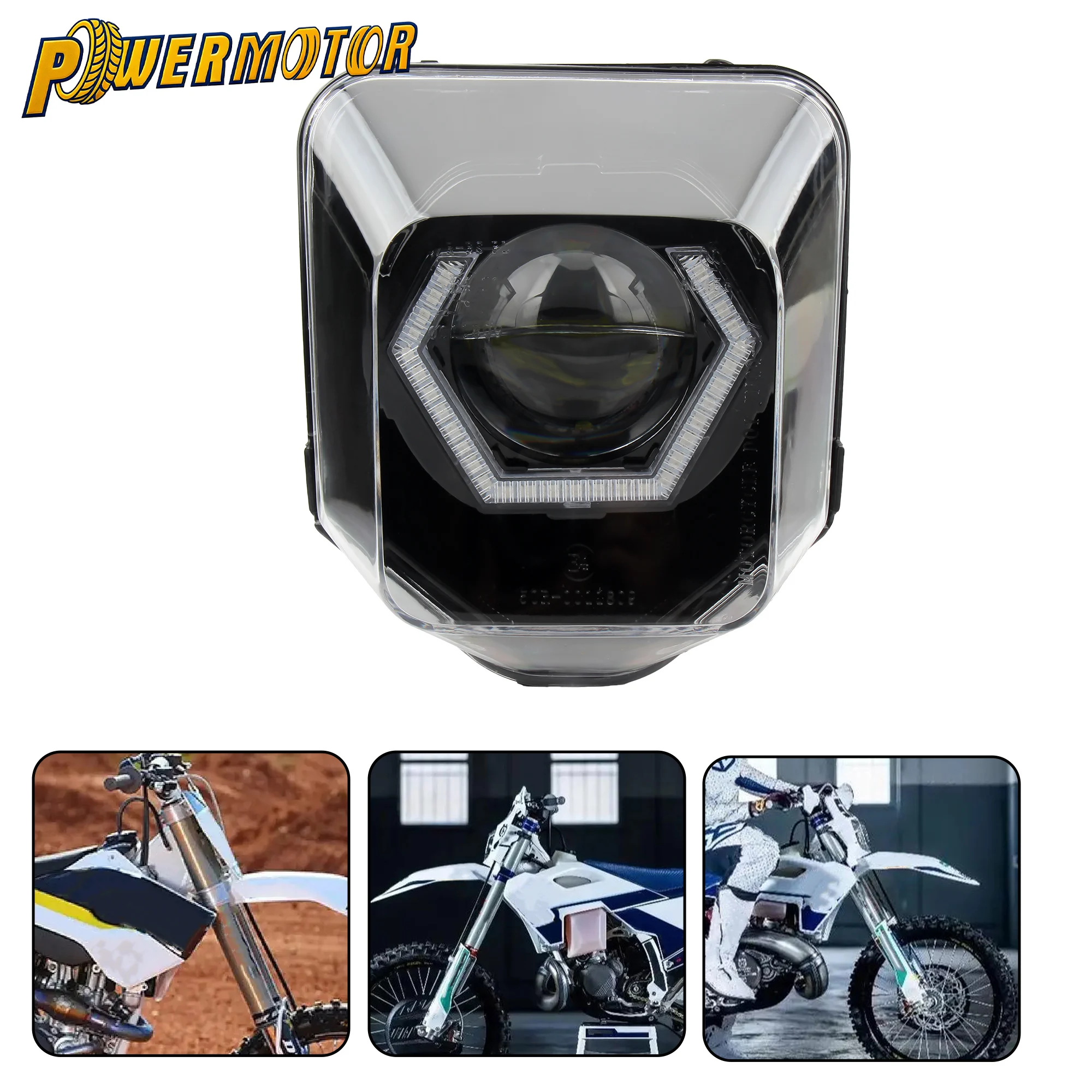 

App Control Motocross Enduro Headlight For Husqvarna 701 SM TE FE RGBW LED Head Light Angel Eye 125 250 300 2014–2024 2023