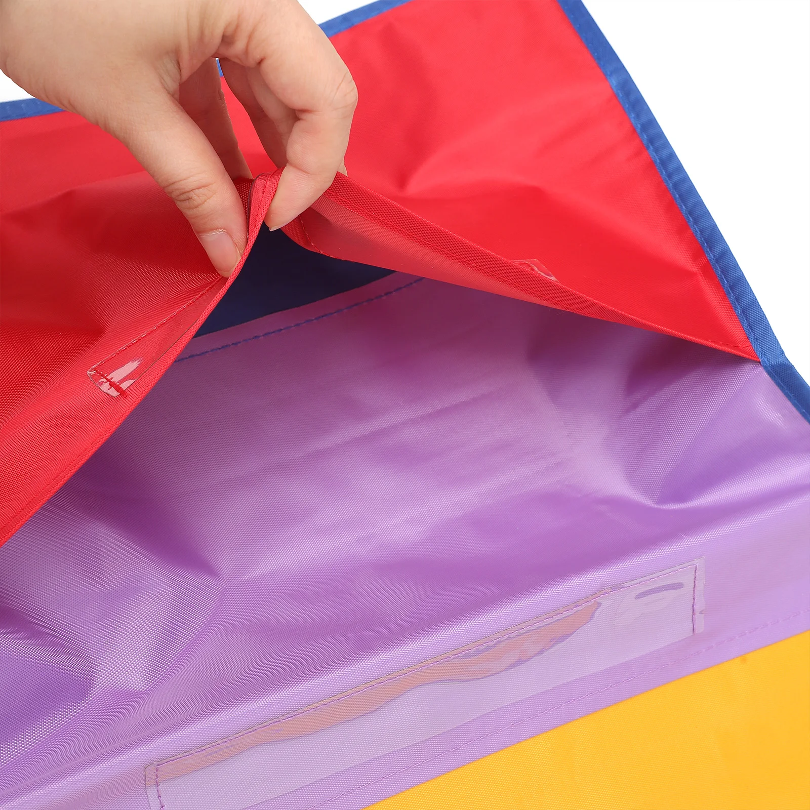 

1 Set Mounted 8-Pockets File Organizer Hanging Pouch Bag School Office Home Use Multi Functional Wall Hanging Storage