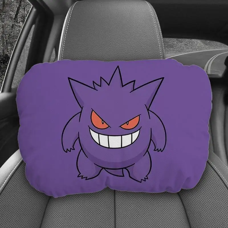 Kawaii Anime Gen gar Car Headrest Car Neck Pillow Super Soft Cute Cartoon Personalized Adjustable Car Seat Pillow Customized