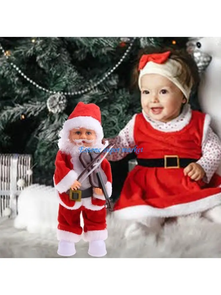 090B Trick Toy for Kids Music Dance Electric Santa Relieve Stress Supplies