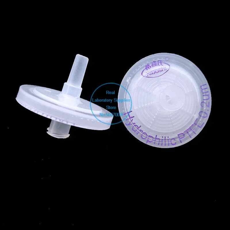 10pcs/lot Lab Plastic Syringe Filter with PTFE/Nylon Microporous Membrane Filter Joint for Chromatography (HPLC, IC)