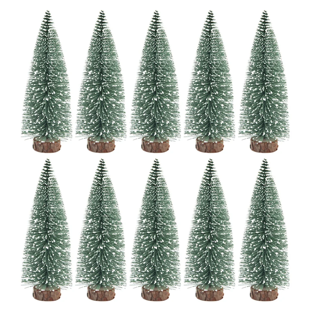 

Pine Tree Christmas Gifts Xmas Party Ornament Ornaments Bottle Brush Trees Bamboo