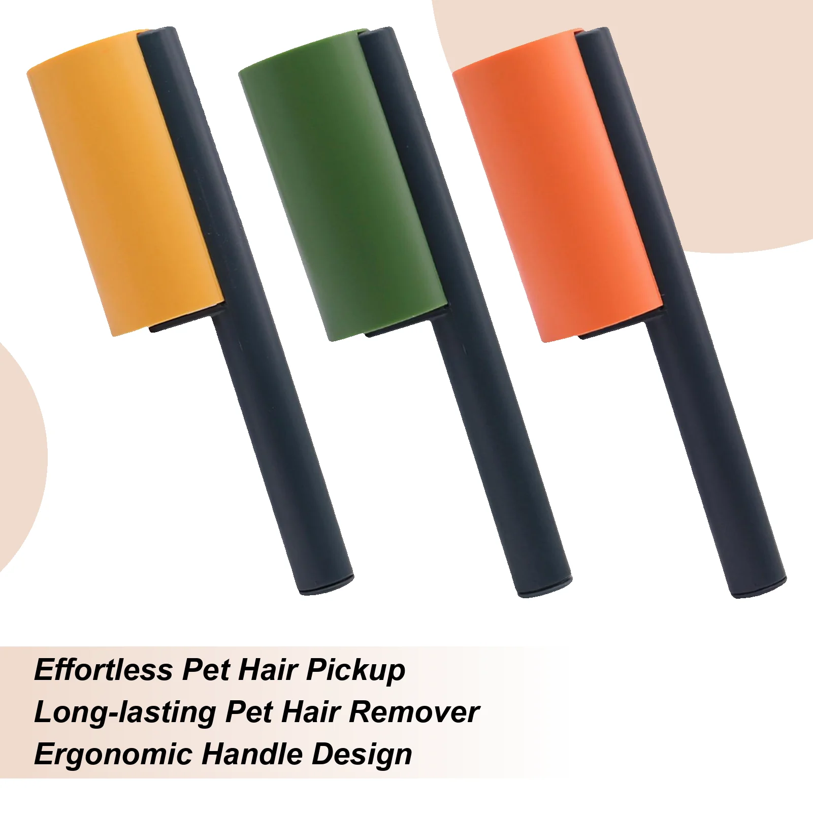 

Cat Hair Remover Easy-Tear Pet Supplies With Handle Portable Dog Cat Hair Remover Tool For Couch Clothes Furniture Bedding