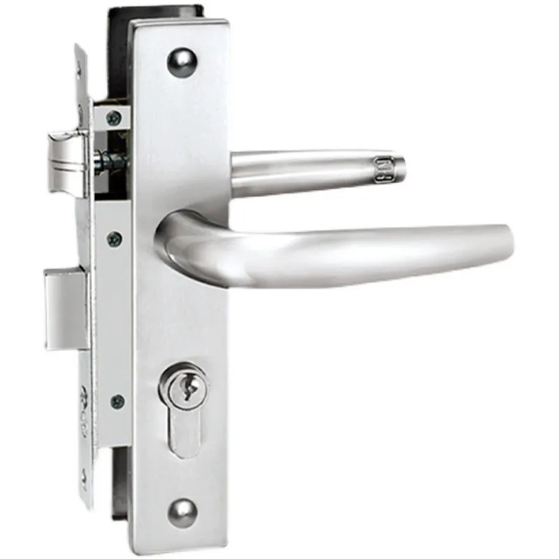 

Aluminum Alloy Door Lock Indoor Anti-Theft Door Lock Flat Open Door Handle Lock