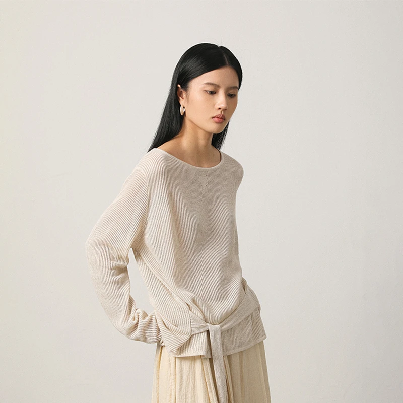 2025 New Arrival Spring Autumn O-neck Long Sleeeve Casual Women Pullover Loose All-match Good Quality Knitting Sweater T260