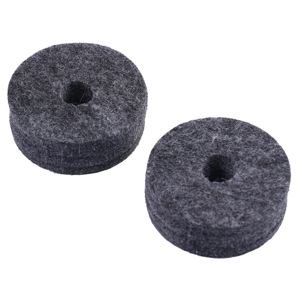 Protective Cymbal Felt Washer Set Gray Color Pack of 20 Suitable for Crash Cymbal Clutch Prevent Metal to Metal Contact