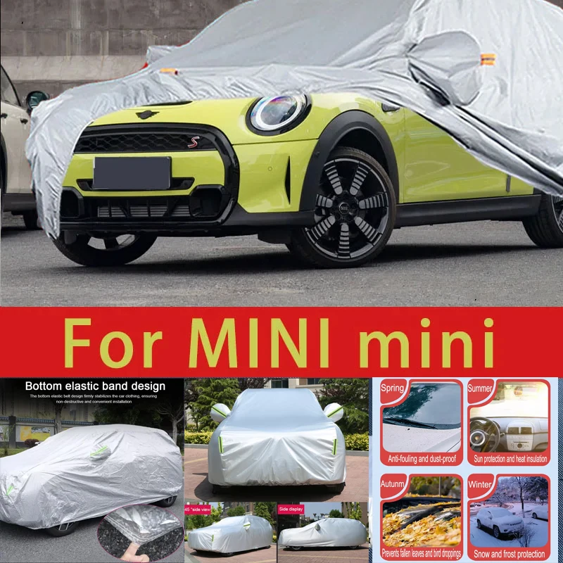 

For MINI mini Outdoor Protection Full Car Covers Snow Cover Sunshade Waterproof Dustproof Exterior Car accessories